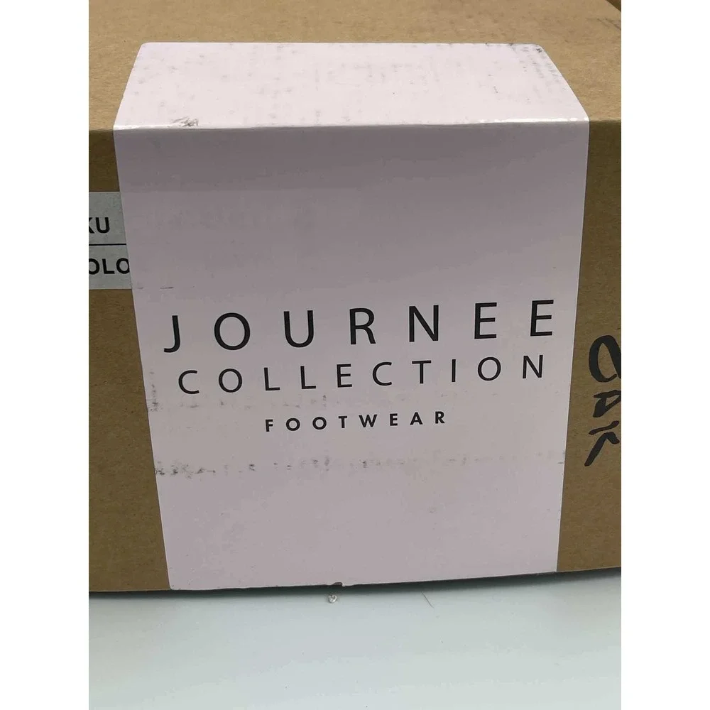 Journee Collection Womens Gray Knee High Boots Extra Wide Calf XWC Size 8 NEW